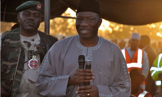 Goodluck Jonathon, incumbent President of Nigeria