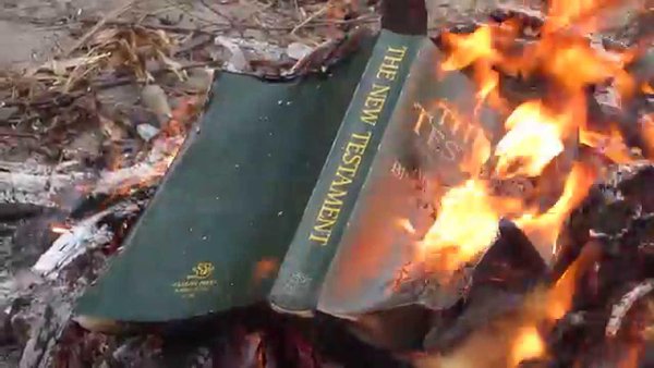 burning Bible